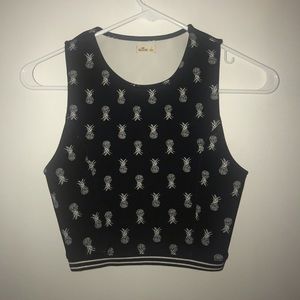 hollister pineapple crop top